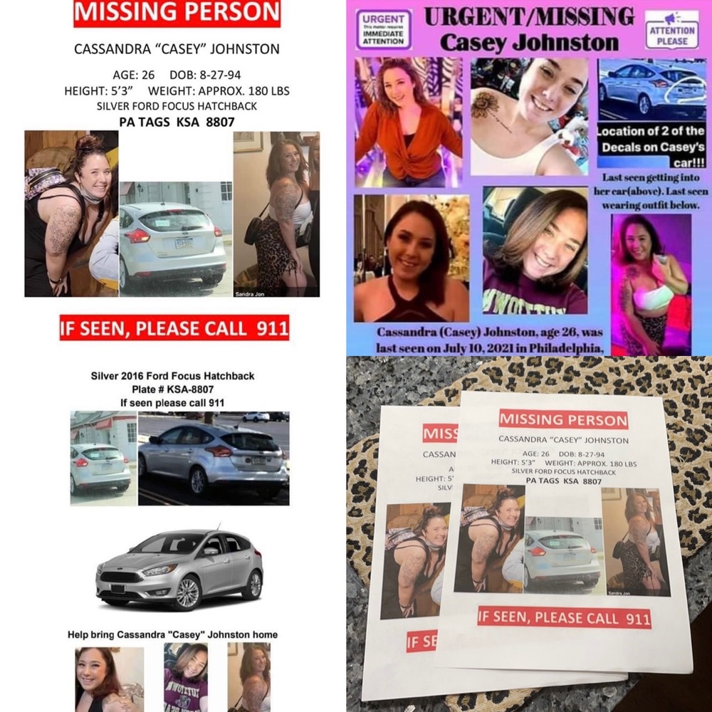 #WhereIsCaseyJohnston #BringCaseyHome